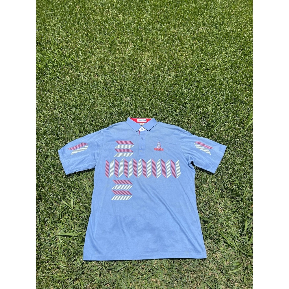 Vintage 90s Houston Oilers Shirt Pro Line by Antigua NFL Polo Mens XL NFL